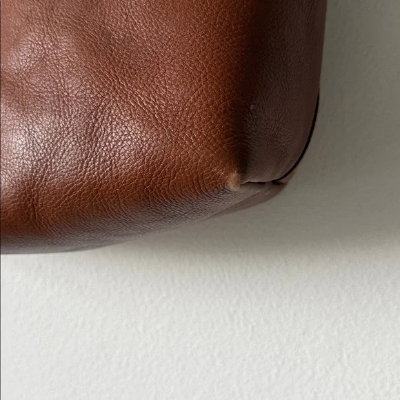 Madewell Brown Leather Tote Bag - Picture 2 of 11
